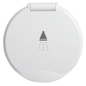 Classic Evo deck shower with Tiger head Lid finish white Hose 2,5m OS1516300