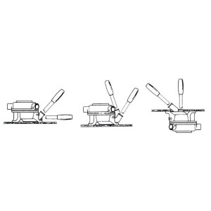 Pompa a mano Whale MKV Portata 75 l/min a pagliolo OS1526801-18%