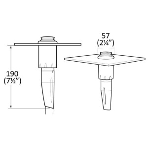 Whale Twist shower hot-cold water Straight Grey OS1529013