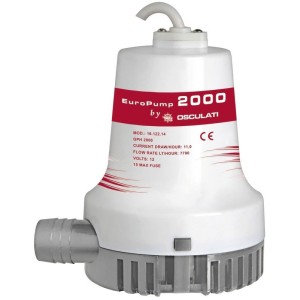 Pompa di sentina ad immersione Elettropompa Europump II 2000 12V OS1612214-18%