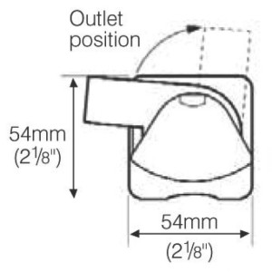 WHALE Supersub Smart 1100 GPH 12V submersible automatic bilge pump OS1636004