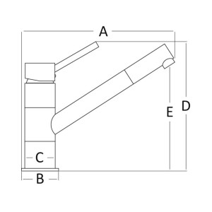 Miscelatore ceramico girevole Diana Getto orientabile OS1700500-18%