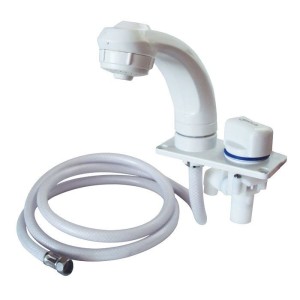 Rubinetto Whale sfilabile singolo Solo Freddo con doccia 115x55mm OS1703003-18%