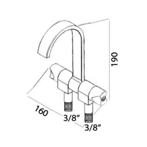 Rubinetto Style Acqua Fredda e Calda OS1704622-0%