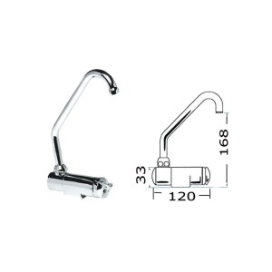 Rubinetto serie Star Acqua Calda e Fredda OS1704900-0%