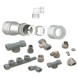 Gomito Hydrofix 1/2 pollici in ottone Femmina-Femmina 15mm OS1711524-0%