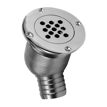 Scarico da pozzetto 45° con non-ritorno 92x40mm OS1711801-0%