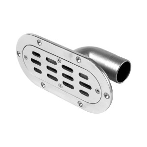 Scarico da pozzetto ovale 92x190mm Portagomma 38mm OS1711805-0%