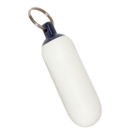 White/Blue Cylindrical Fender Floating Keyring N40618303599B