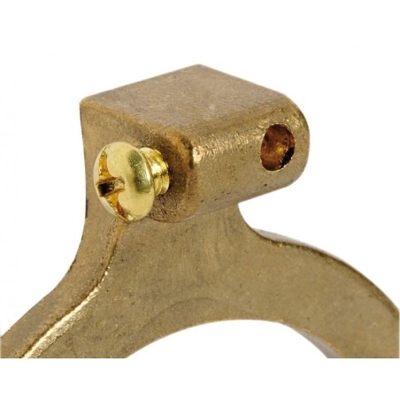 Yellow brass thru hull threaded seacock Thread 2 inches OS1732186