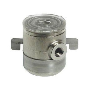 Chrome plated brass water filter Body 75x100mm Holes 1/2 inches OS1764902