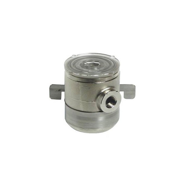 Chrome plated brass water filter Body 75x100mm Holes 1/2 inches OS1764902