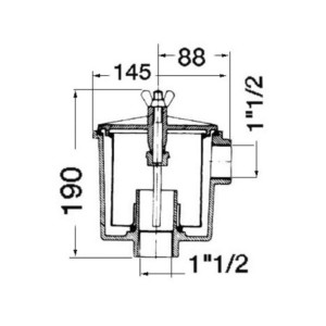 Utility water filter 300Lt/min OS1765202