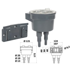 Technopolymer Aquanet filter Flow 150l/min 121x172mm OS1765208
