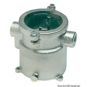 Nickel plated bronze Water cooling filter 170x215mm Fittings 1-1/4 inches OS1765404