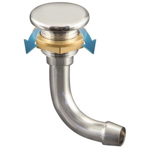 Full Flush chromed brass fuel vent 90° Hose adaptor 16mm OS2027416