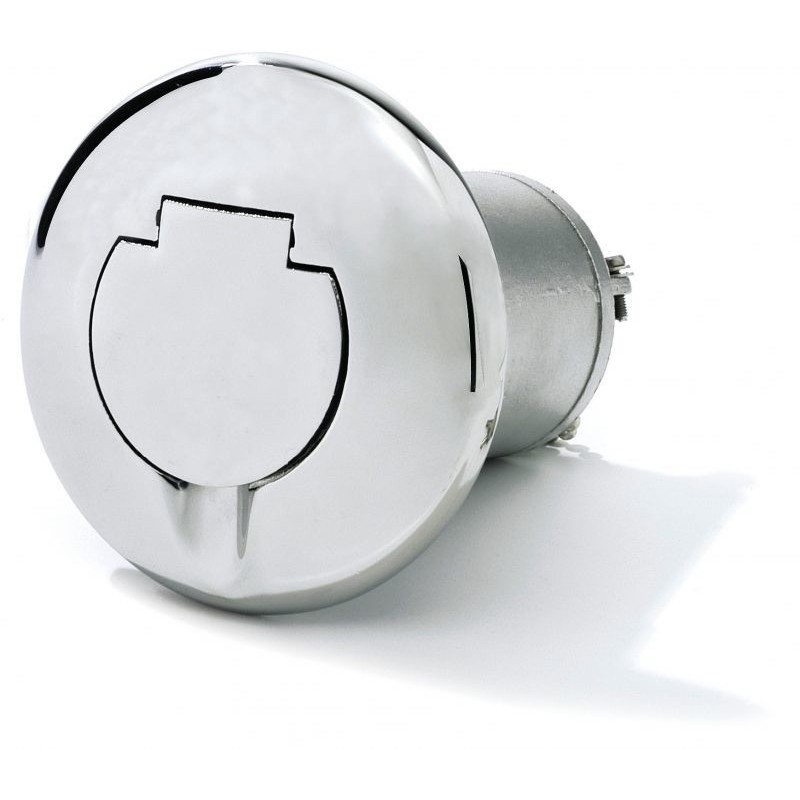 Stainless steel Water Deck Filler Neck 38mm External Flange 88mm No Key OS2056806