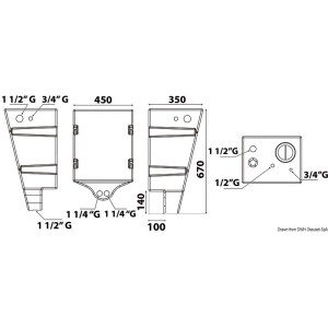 Serbatoio acque nere montaggio a parete 60lt OS5014560-18%