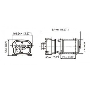 Seaflo Flopower Self-priming bilge pump 12V 10lt/min 17PSI 1.2bar TRP1612030
