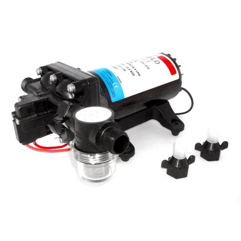 Shurflo Aqua King II Supreme Water Pump 5.0 12V 18.9lt/min 3.8Bar 55PSI UF68804B
