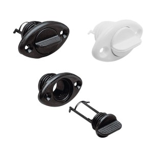 Black Oval nylon exhaust bushing with Ø26.3mm cap N40137701723N