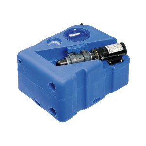 Black water tank with horizontal soaker 40L 24V OS5014751