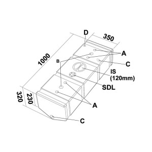 Waste water tank Capacity 86L OS5014451