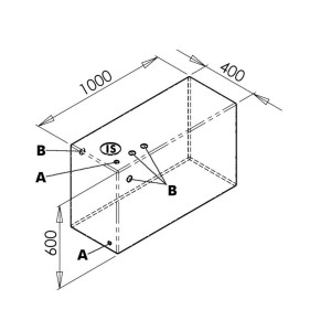 Waste water tank Capacity 215L OS5014255
