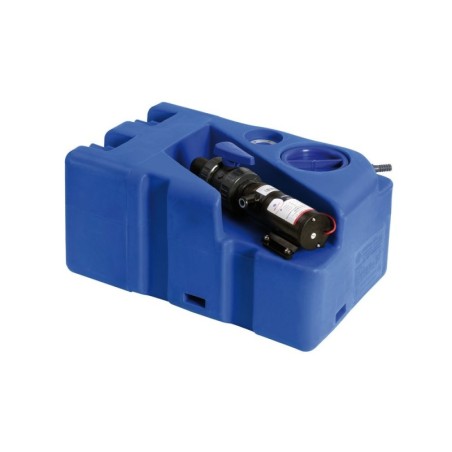 Black water tank with horizontal soaker 50L 12V OS5014150