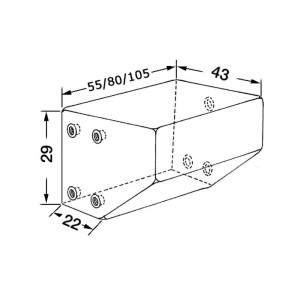 Waste water tank Capacity 70L OS5014051