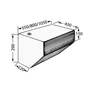 Fresh Water Rigid Tank 100L Tapered Version OS5219510