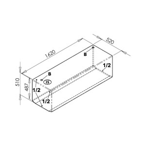Large rigid tank for drinkable water Capacity 350Lt OS5217308