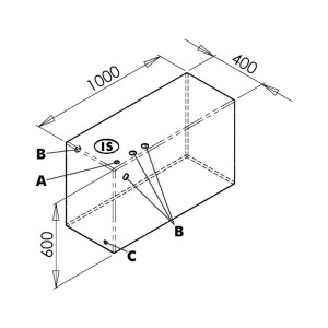 Large rigid tank for drinkable water Capacity 215Lt OS5217301