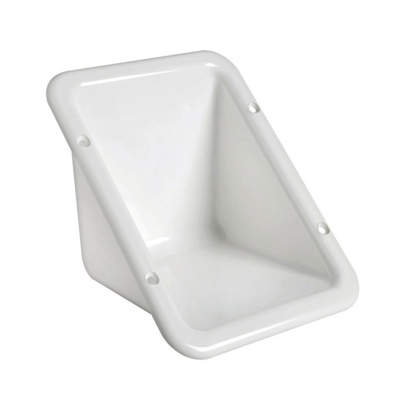 Flush-mount plastic compartment for fuel plug housing 182x136mm OS2089900