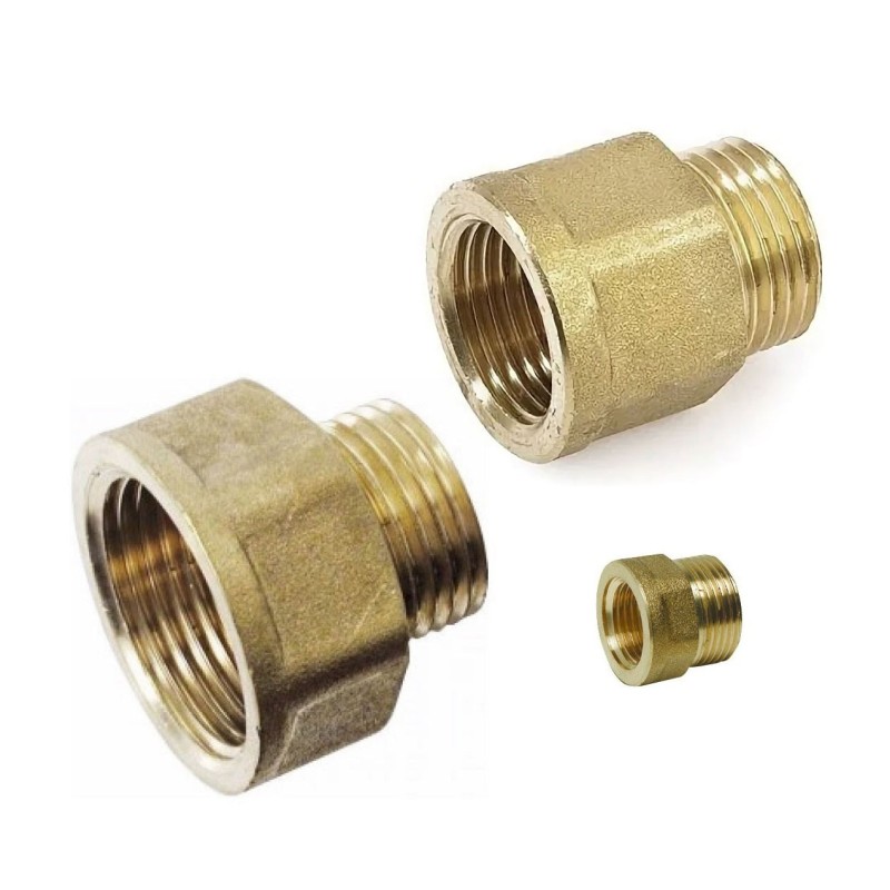 Brass Sleeve male 3/8 Female 3/8 inches N40737601591