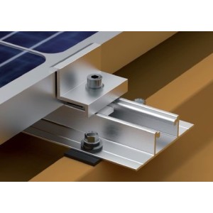 Aluminum solar mounting rail for trapezoidal sheet roofs 3100mm N52331500072