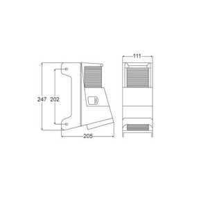Hella Fanale testa d'albero combinato con luce coperta fino a 20mt MT2121402-20%