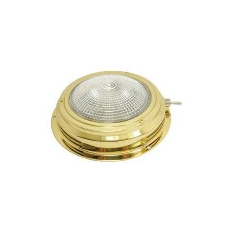 Brass interior dome light 110mm With switch MT2141051