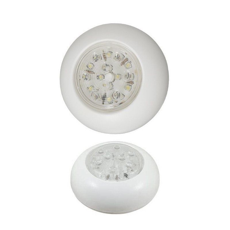 Plafoniera Push On 16 LED 12V Luce bianca 4500K 110xh44mm 230lm MT2145674-10%