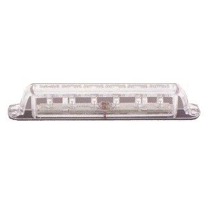 Plastic 12V 6LED Indoor Surface mount White LED light 140x17x24Hmm MT2145721