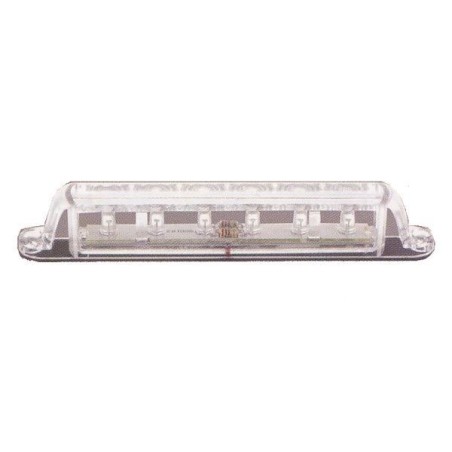 Plastic 12V 6LED Indoor Surface mount White LED light 140x17x24Hmm MT2145721