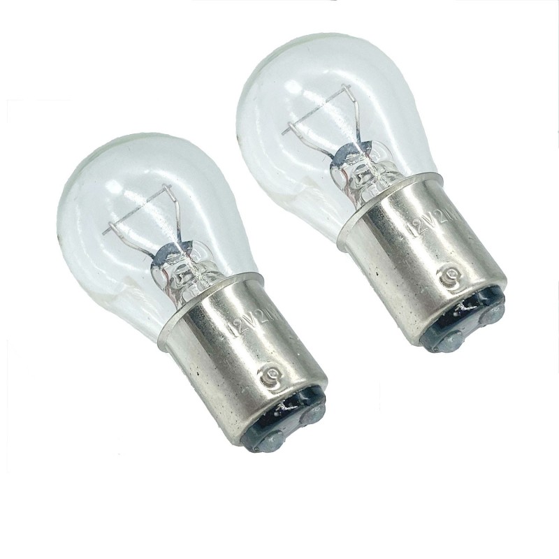 Set 2 Lampadine Sferiche 12V 15W Ba15d N27590002255-0%