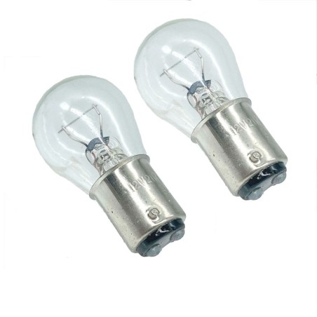 Set 2 Lampadine Sferiche 12V 15W Ba15d N27590002255-0%