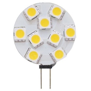 Lampadina 12/24V 1,6W 2700K 9LED G4 28mm attacco laterale N50227502215-18%