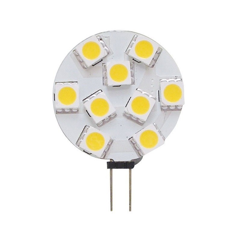 Lampadina 12/24V 1,6W 2700K 9LED G4 28mm attacco laterale N50227502215-18%