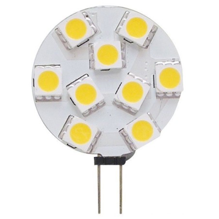 Lampadina 12/24V 1,6W 2700K 9LED G4 28mm attacco laterale N50227502215-18%