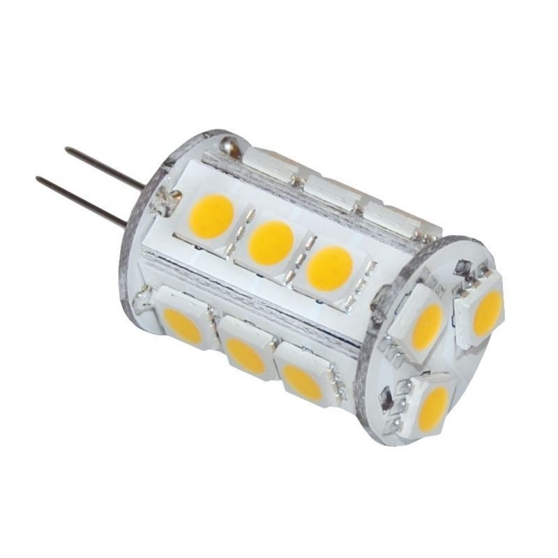 18 LED Light 10-15V 3W G4 Plug 3000K Warm White 18SMD-5050 N50227502274