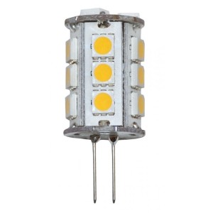 Lampadina a 18LED 10-15V 3W 3000K Bianca Calda G4 18SMD-5050 N50227502274-50%
