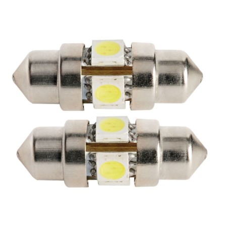 2pcs Cylindrical LED bulb 12V 0,7W 3000K N50227550349