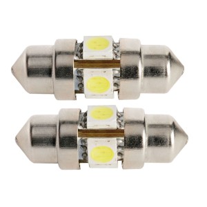 Blister 2pz Lampadine a siluro a LED 12V 0,8W N50227550350-5%